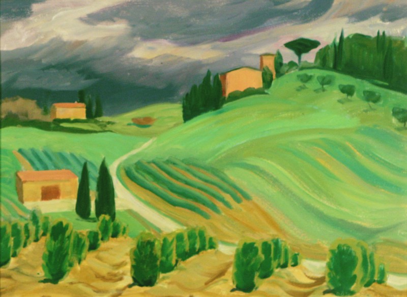 Storm Coming to the Tree Farm, Doris McCarthy, 2000