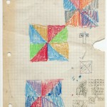 Etude de coleurs - Studies for Opposition Triangular, Guido Molinari, 1971