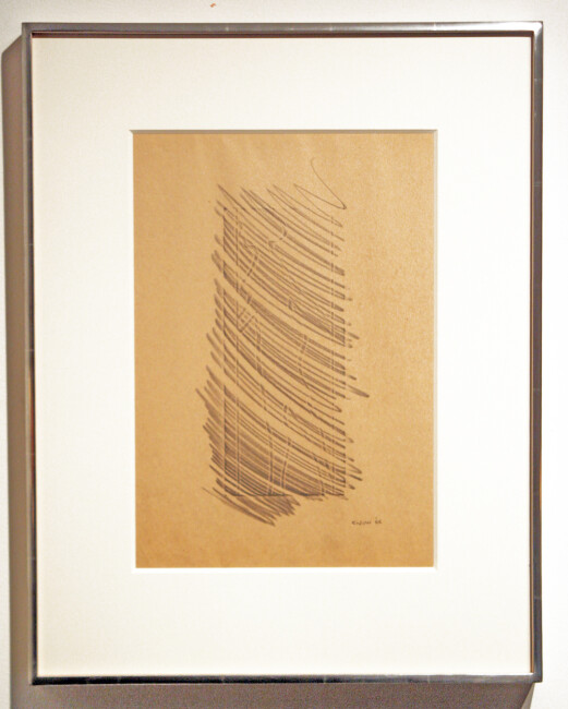 Michael Snow, Finding Walking, 1966, graphite on paper