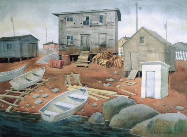Daniel's Harbour, Doris McCarthy, 1980