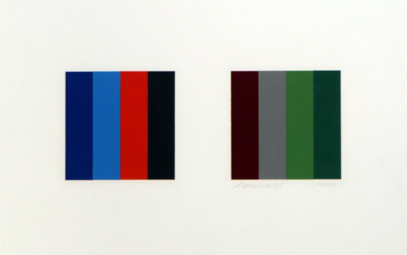 Twelve Colour Pair Study 2, Jaan Poldaas, 1996